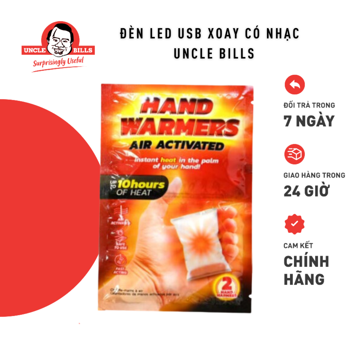 How do hand warmer uncle bills AG1991
