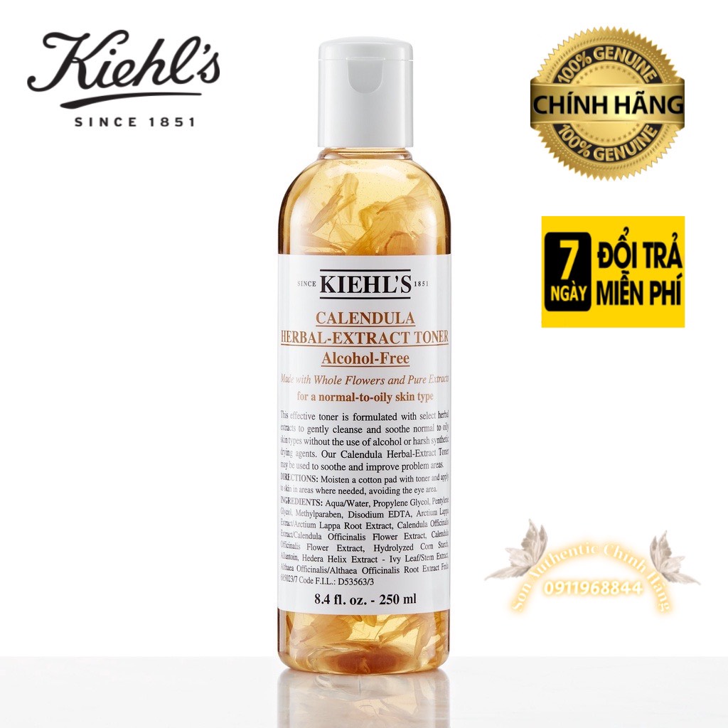 Nước cân bằng Hoa Cúc Kiehl's Calendula Herbal Extract Alcohol-Free Toner 500ML