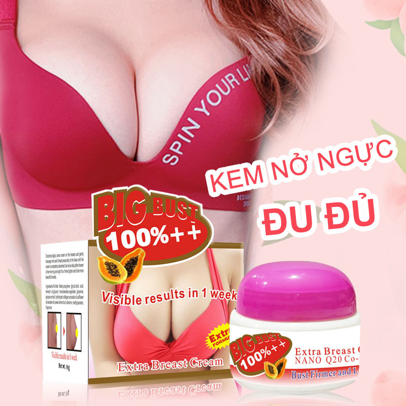 QIANSOTO Kem Nở Ngực Tăng Ngực Làm Săn Chắc Tăng Vòng 1 Hiệu Quả Enhancement Breast Cream Upsize（50g）