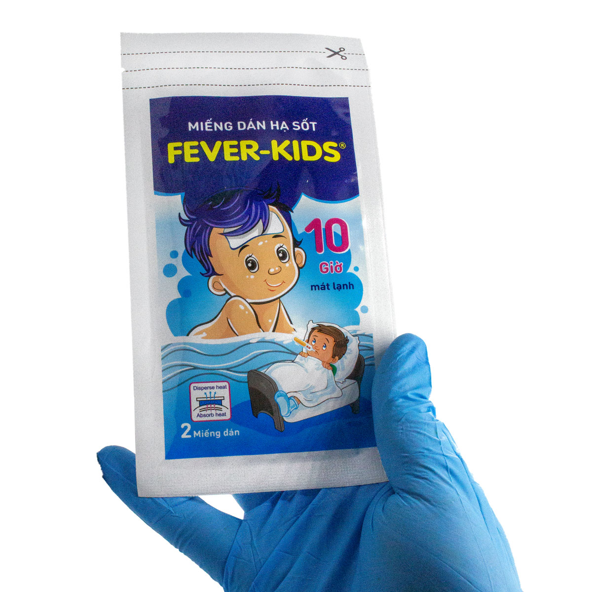 [HCM]Fever Kids Miếng Dán Hạ Sốt Hộp 6 Miếng
