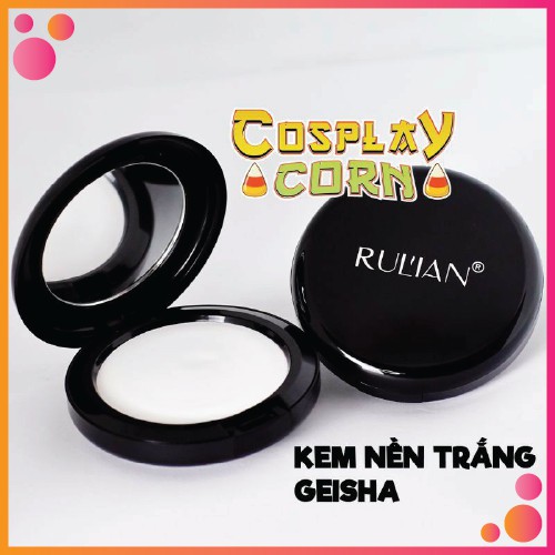 Kem Nền Trắng + Phấn Phủ Trắng Geisha Cosplay