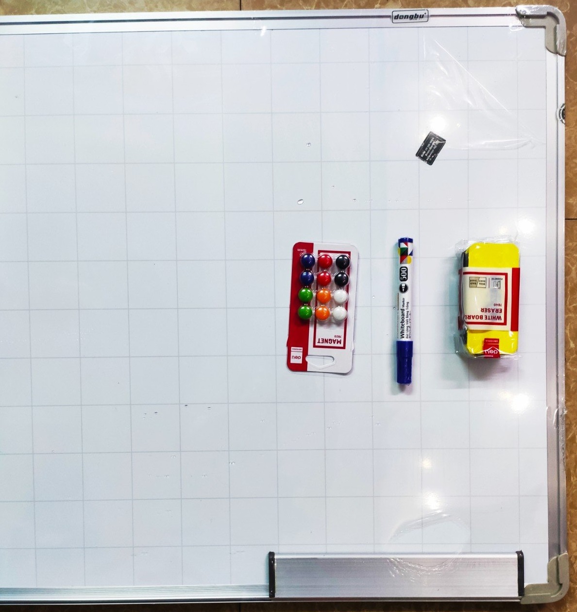 [HCM]Bảng từ treo tường cao cấp DB 60 x 100 cm TRẮNG XANH Ô LI TIỂU HỌC