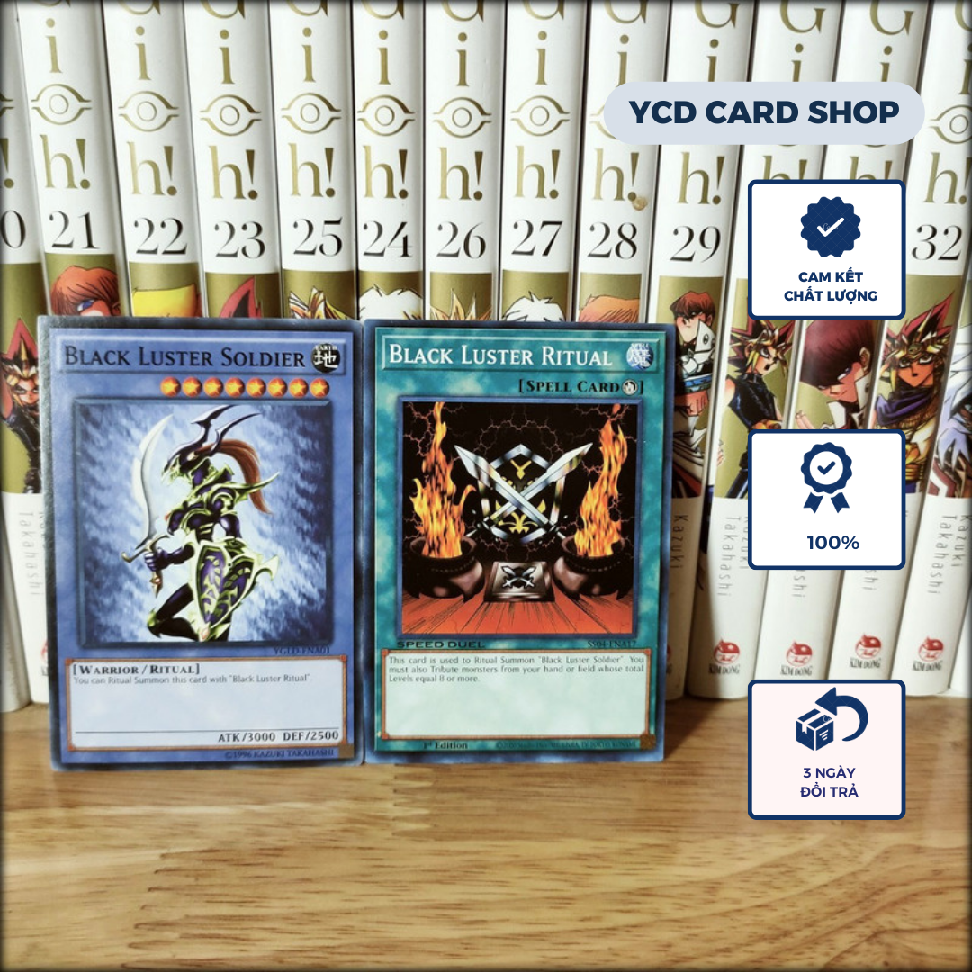 Thẻ bài Yugioh chính hãng  Black Luster Soldier - common