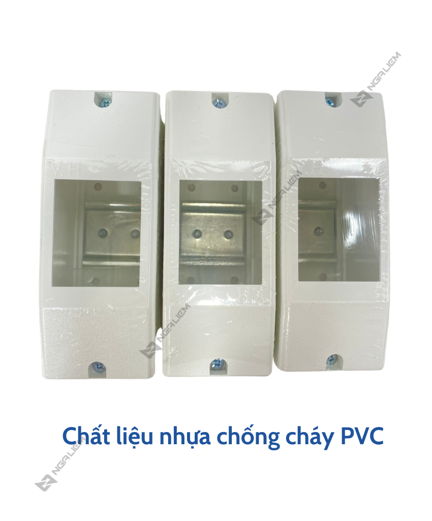 Hộp Nổi Đựng CB Cóc, Tép, 2 Pha, 3 Pha, 2 Pha Có Nắp VĨNH HƯNG [Chống Cháy]