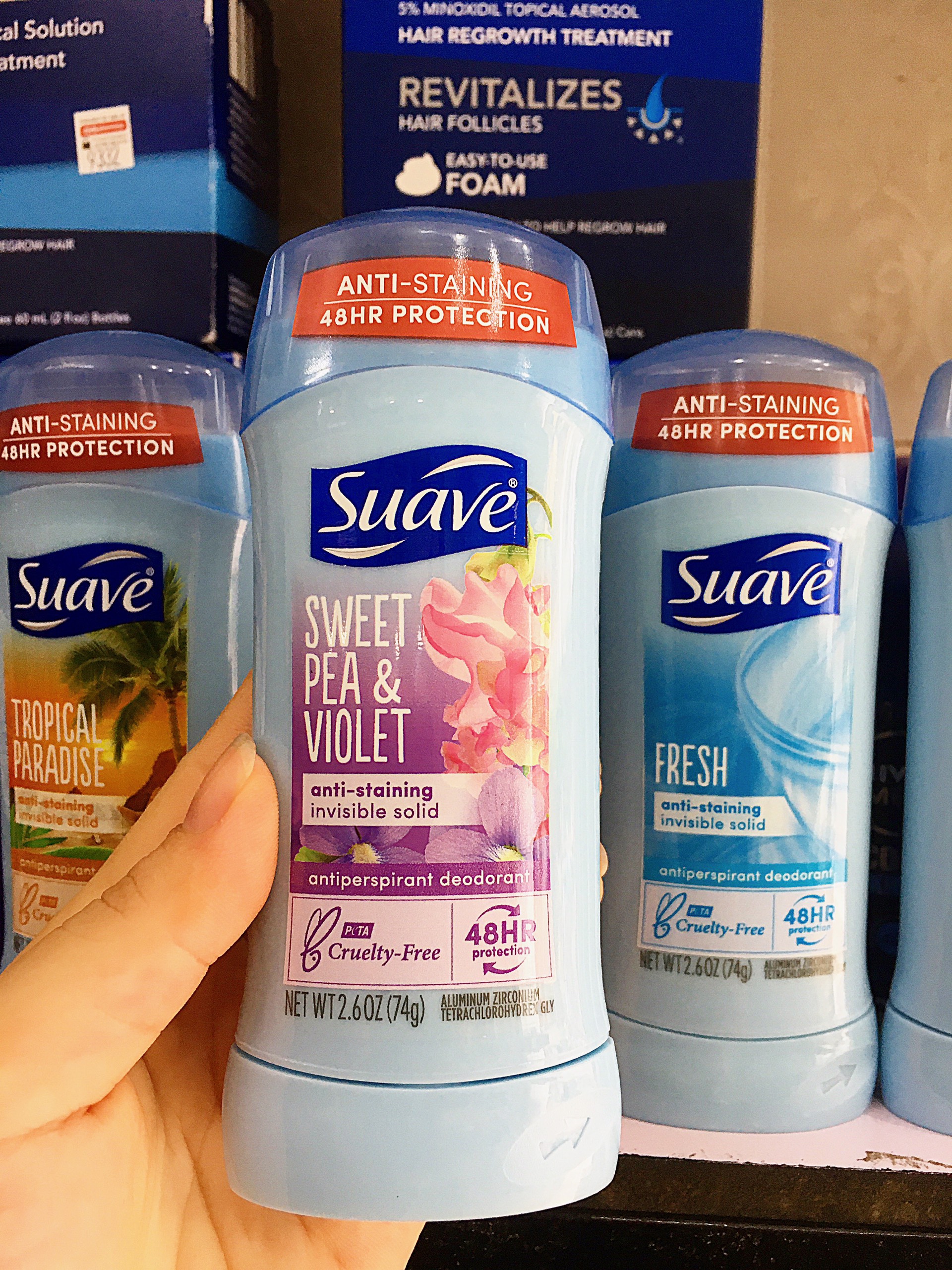 Lăn khử mùi Suave 24h Proctection 74g