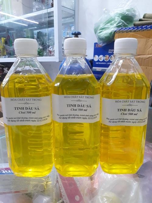 Tinh dầu sả sát trùng nhà cửa Chai 500ml