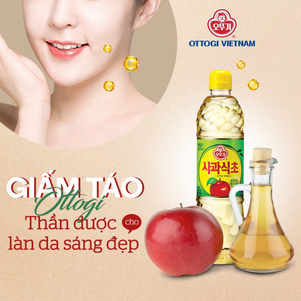 [FREESHIP️] - Giấm táo Ottogi 250ml