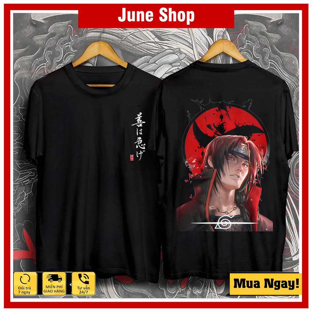 Áo thun Uchiha Itachi - Áo Anime, Naruto siêu ngầu, cực chất
