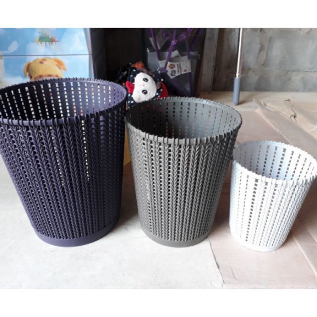 Sọt rác văn phòng và gia đình nhựa mây đan phong cách Hàn Quốc, cam kết hàng đúng mô tả, chất lượng đảm bảo an toàn đến sức khỏe người sử dụng