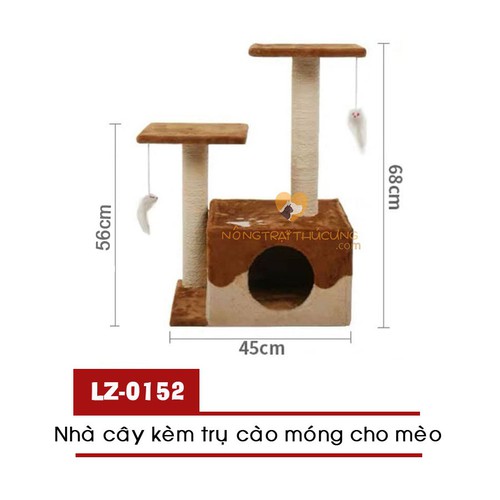 Nhà cây cho mèo cực dễ thương ( Cattree)