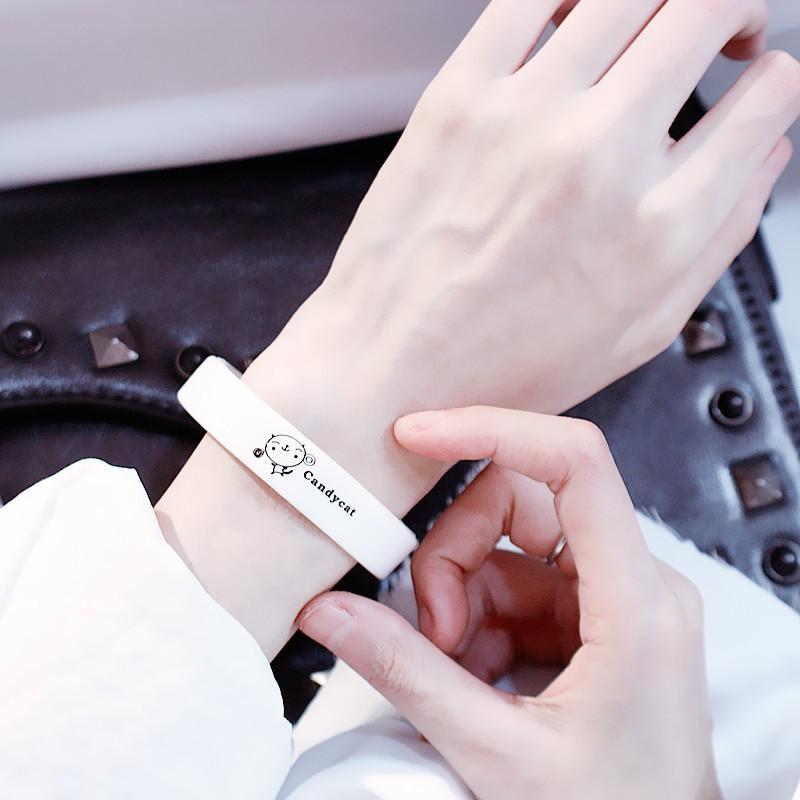 Vòng tay silicon CanDyCat thời trang phong cách Hàn MS022