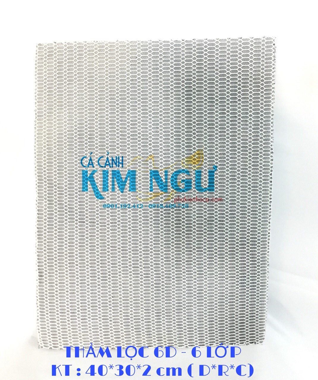 Tấm Lọc Nước  Hồ Cá 6D - 6 Lớp ( 40*30*2cm)
