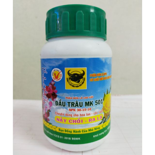 Phân bón kích thích nảy chồi - ra lá đầu trâu MK 501 - An toàn , hiệu quả nhanh