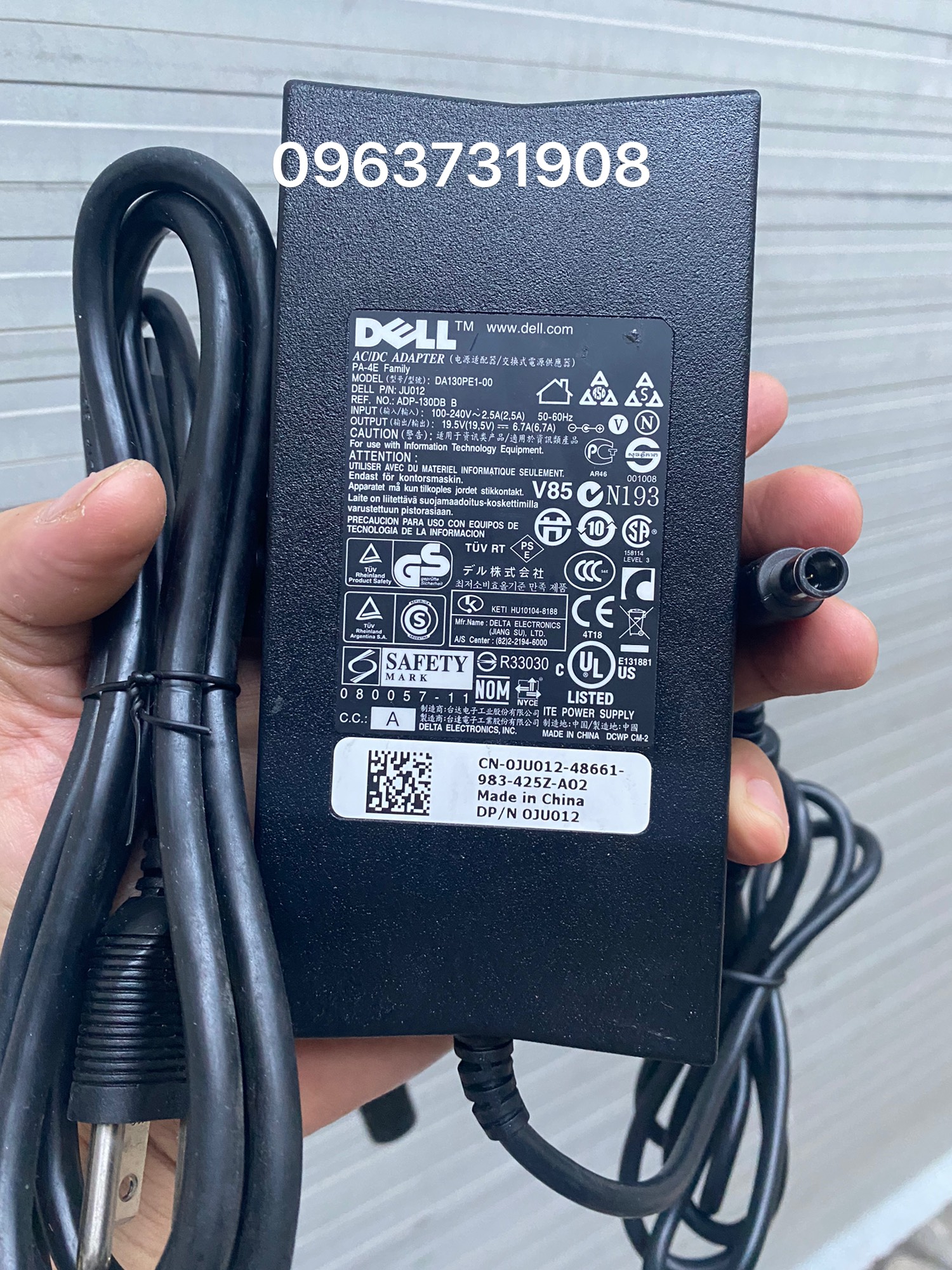 Sạc laptop Dell G3 15 3579 hàng zin bóc máy