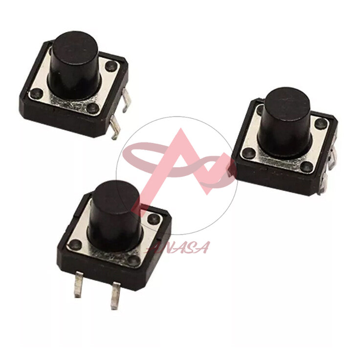 Nút nhấn 4 chân 12x12x10.5mm