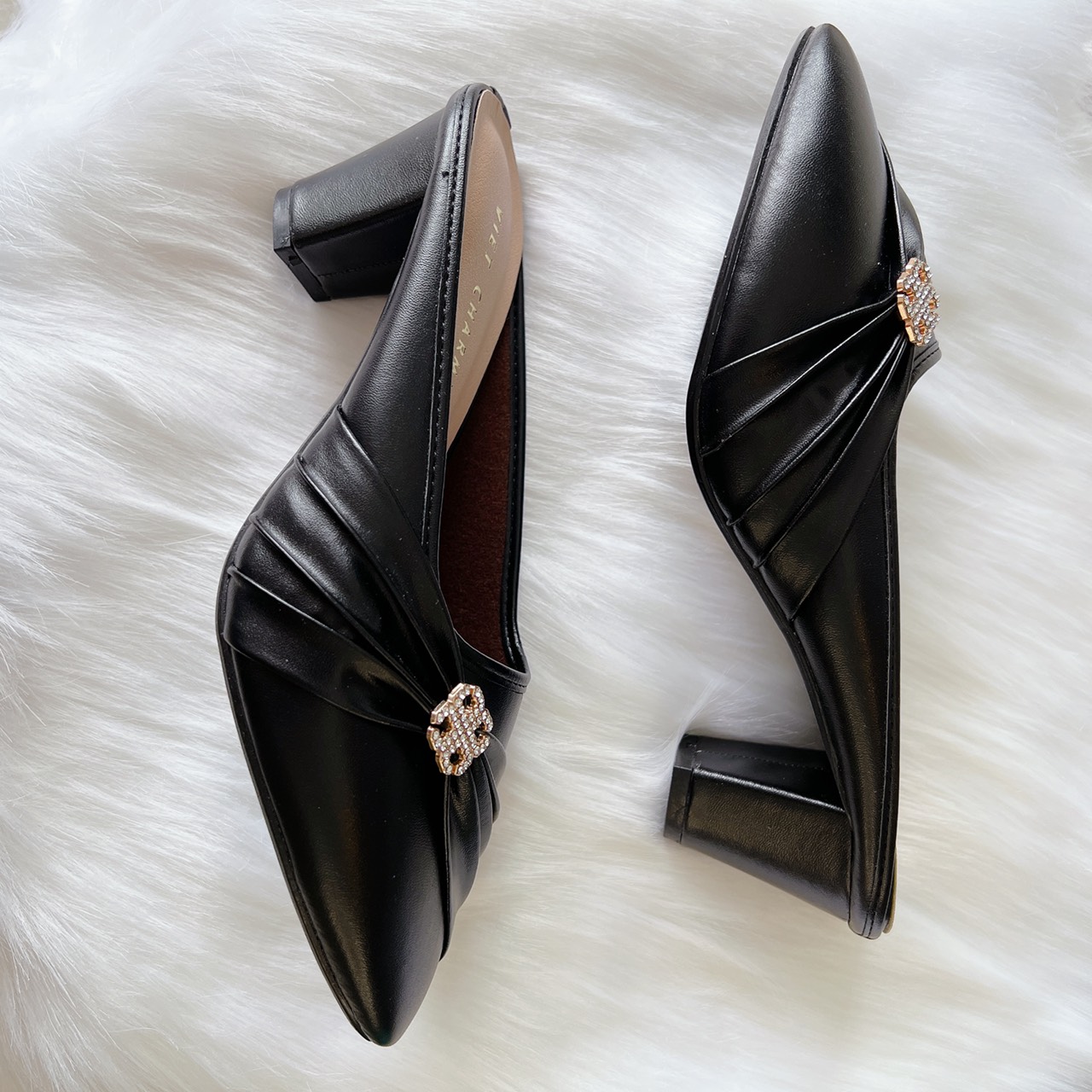 giày sục big size 36-43 gót cao 5cm
