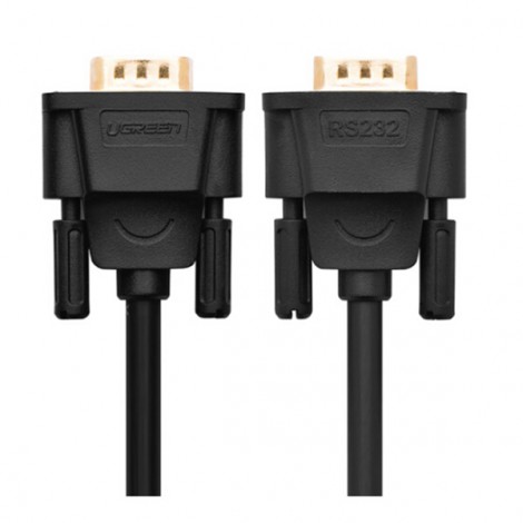 Cáp Com RS232 9 chân 2 đầu cái (F/F)  Ugreen 20149 (Dài 1.5m)