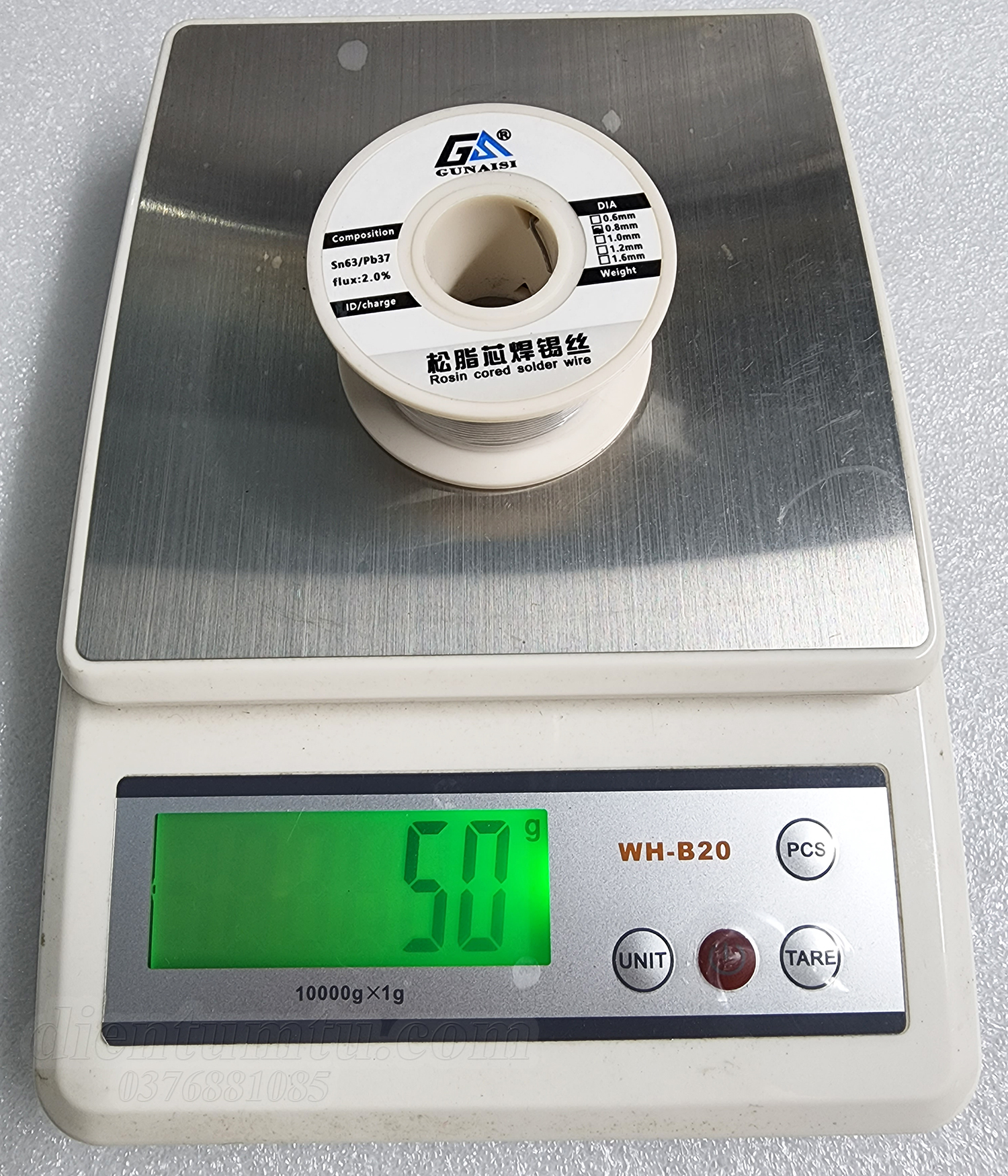 Cuộn Chì Hàn 30g 50g 100g - 67/37 60/40 0.8mm