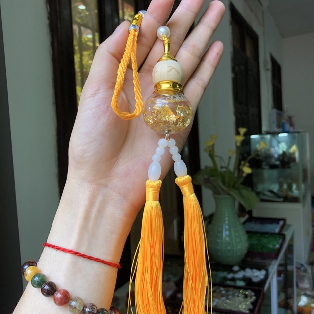Dây treo trang trí ô tô, dây hồ lô treo xe hơi, trang trí nội thất ô tô xe hơi, phòng làm việc - hồ lô treo xe may mắn bình an - khánh treo xe hơi