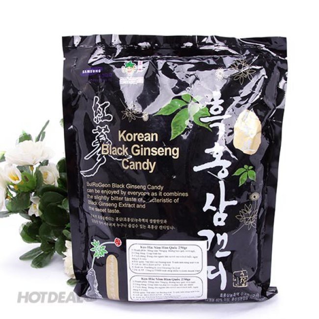 Kẹo Hắc sâm Hàn Quốc Daedong 250g