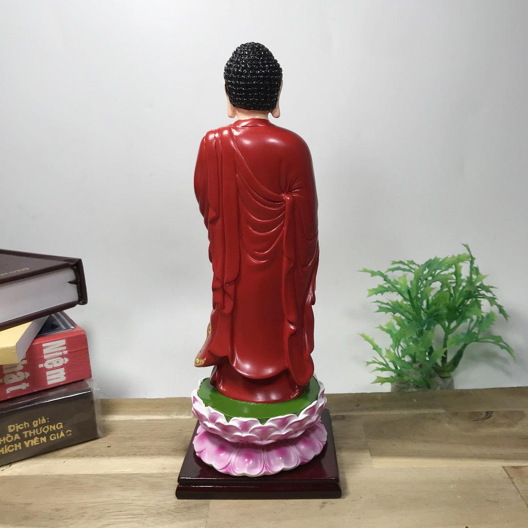 Tượng Đức Phật A Di Đà đứng cao 21cm
