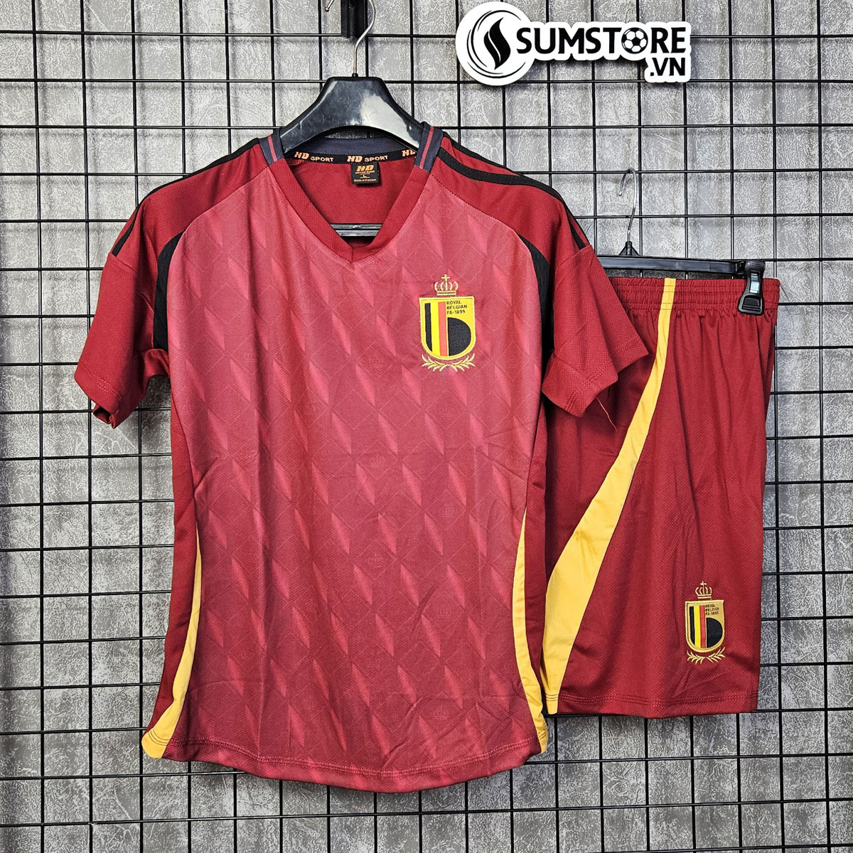 Bộ Áo Đá Banh Đội Tuyển Nga Bỉ Đỏ - Đồ Thể Thao Bóng Đá 2024