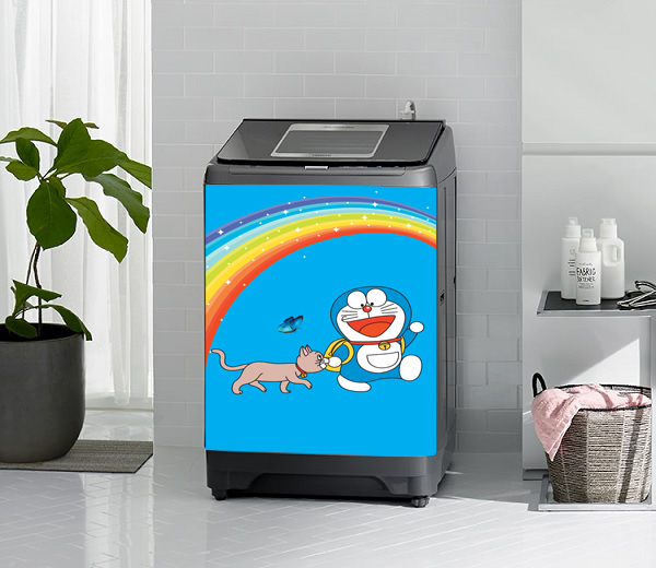Decal dán máy giặt mẫu Doraemon 2022