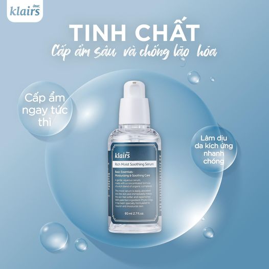 Dear Essence, Klairs Rich Moist Soothing Serum 80ml