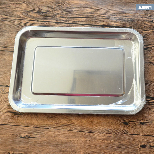 [HCM]Mâm Inox 304 Cao Cấp (Mâm cạn hình chữ nhật) - Cứng cáp bền size 32x22
