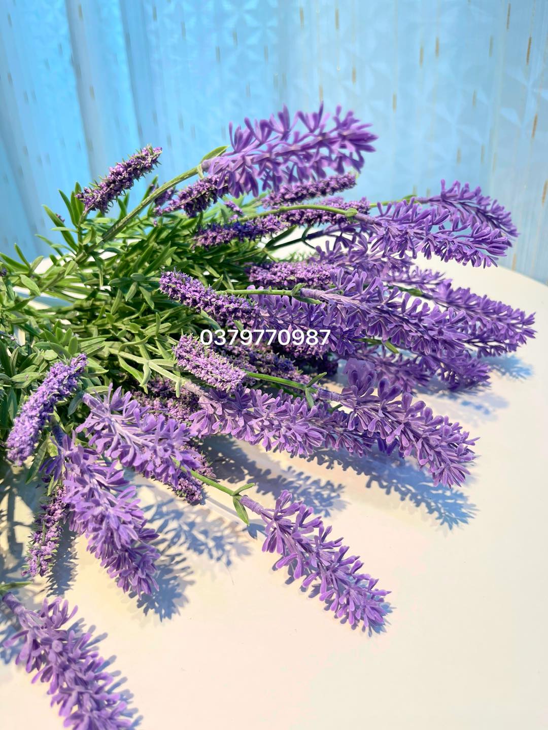 Cụm Hoa lavender trang trí, cắm bình decor phòng khách