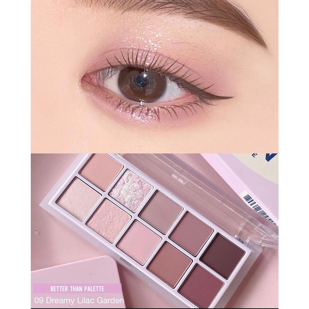 Bảng Phấn Mắt 10 Ô Siêu Lấp Lánh Romand Better Than Eye Palette