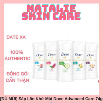 [ĐỦ MÙI] Sáp Lăn Khử Mùi Dove Advanced Care 74g