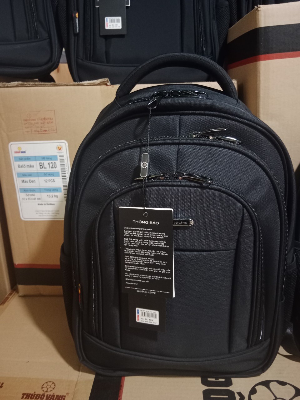 Balo Du Lịch Thủ Đô Vàng (Mã SP BL 120)