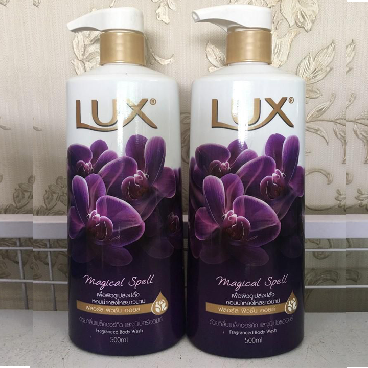 2 CHAI SỮA TẮM LUX - MÀU TÍM - 500ml/chai