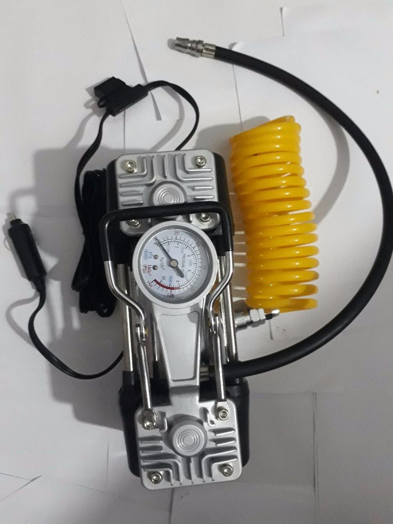 BƠM Ô TÔ 2 XILANH CHỈ 2 PHÚT ĐẦY - BƠM 2 XY LANH MẶT ĐỒNG HỒ CƠ KHÔNG ĐÈN - BƠM HAI PISTON NHANH CHÓNG TIẾT KIỆM THỜI GIAN