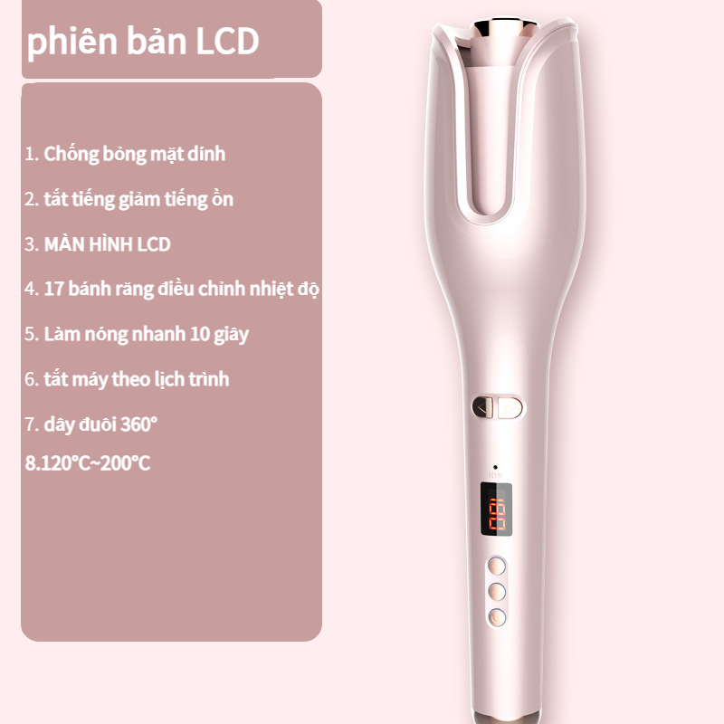 POCKETOP Máy uốn tóc tự động uốn được lượng tóc lớn