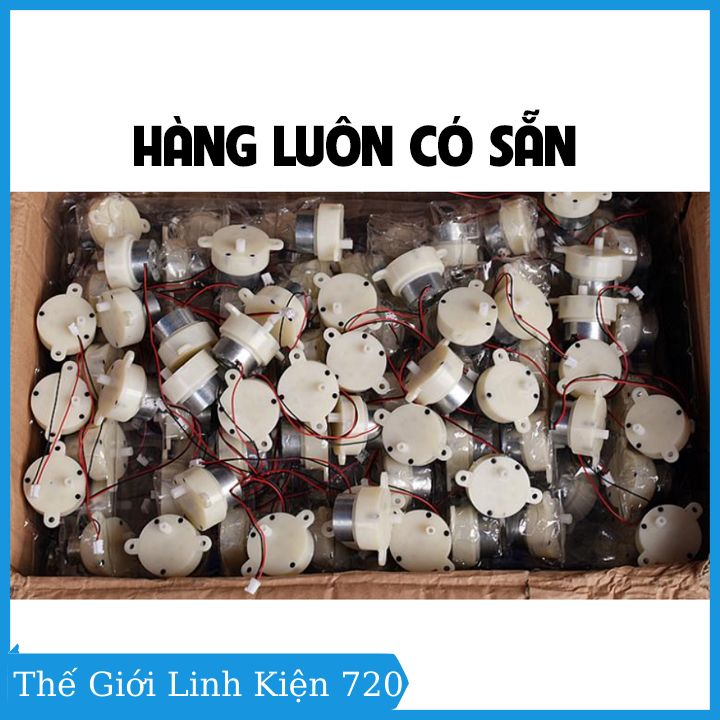 Động cơ giảm tốc JS30 6-12VDC tốc độ motor 8-16.5 Vòng/phút