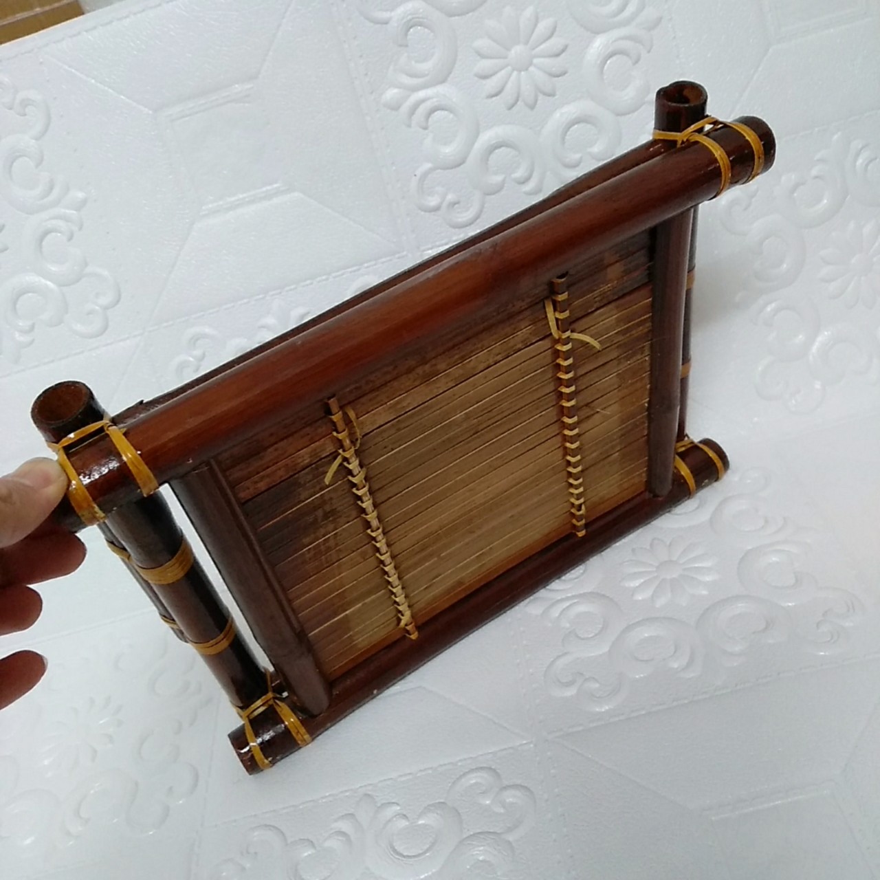 Khay trà tre 35 x 25 cm cao cấp
