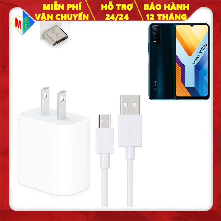Bộ sạc nhanh cho vivo y12s chui micro usb