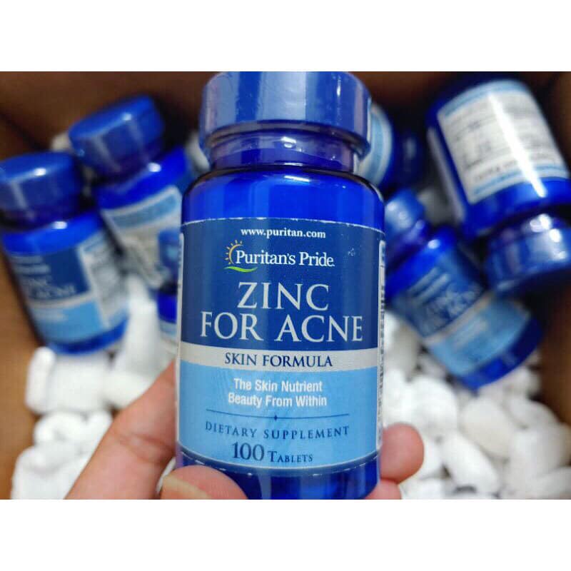 Puritan's Pride Zinc for Acne 100 viên