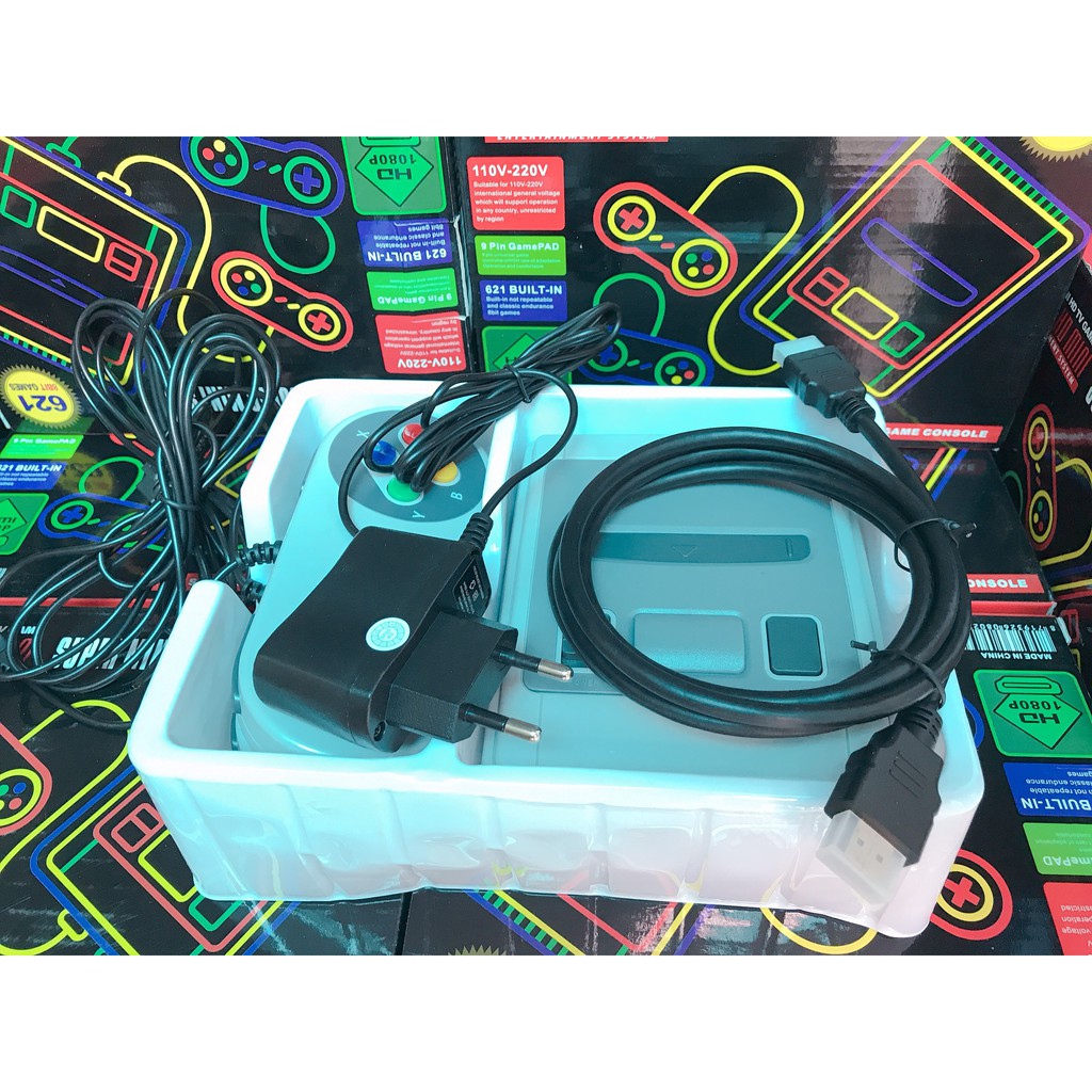 Máy Chơi Game Cầm Tay 4 Nút HDMI 621 Trò