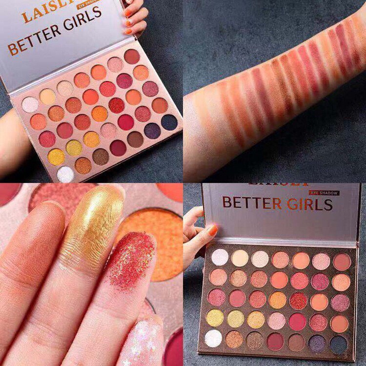 Bảng Phấn Mắt 35 Ô Màu Laisly Better Girls
