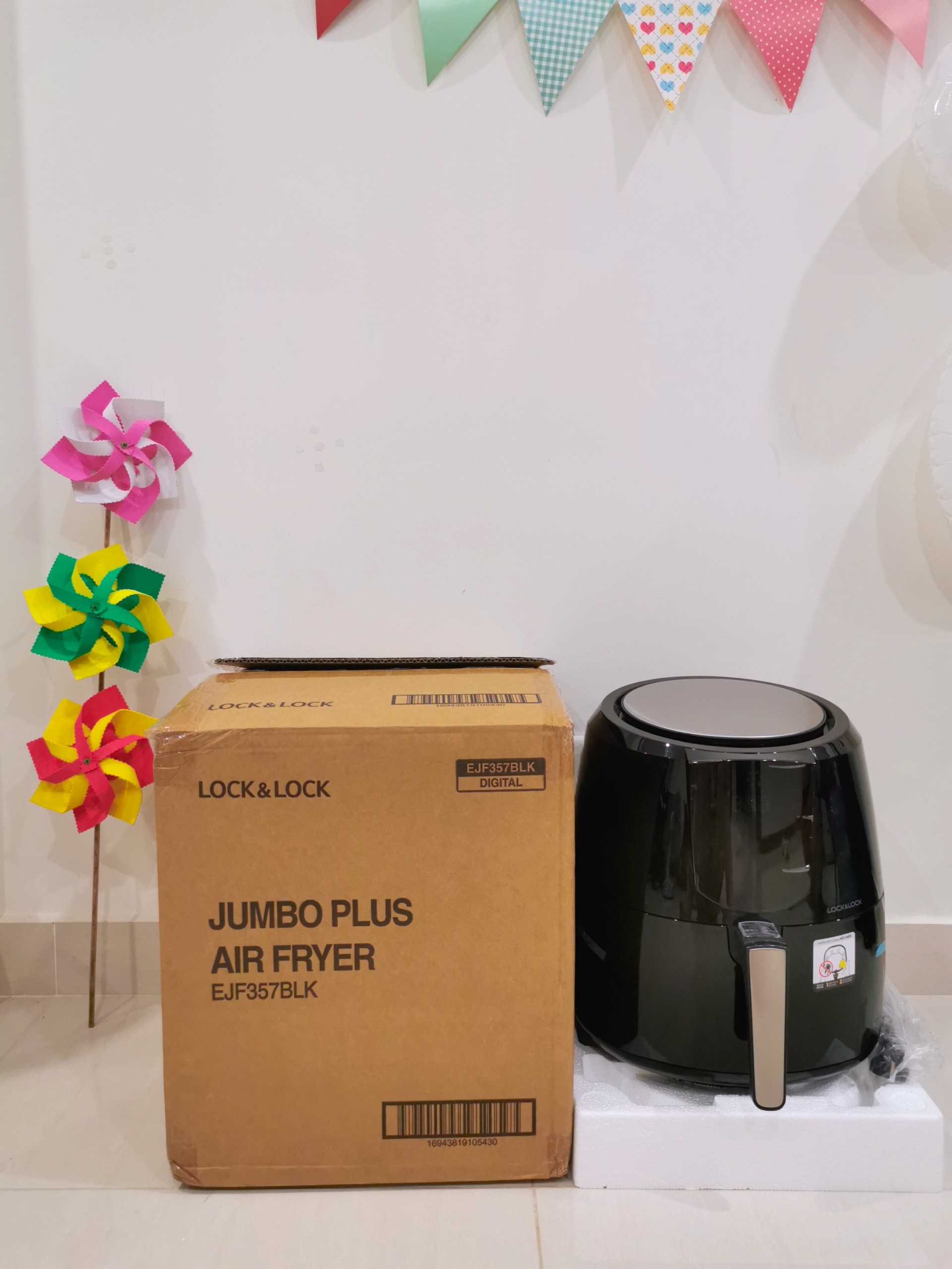 Nồi chiên không dầu điện tử LOCK&LOCK EJF357 (5,2L) 1800W