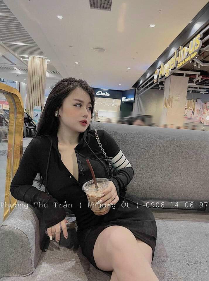 Đầm thun borip tay dài có nón siêu xinh