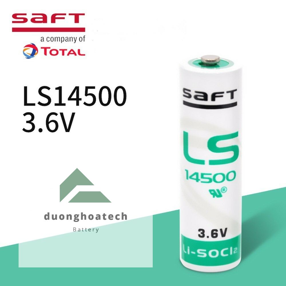 Pin nuôi nguồn saft ls14500 lithium 3.6v aa 2200mah