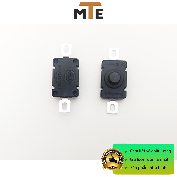 Công tắc đèn pin 2P KAN-28 dạng ấn ON OFF