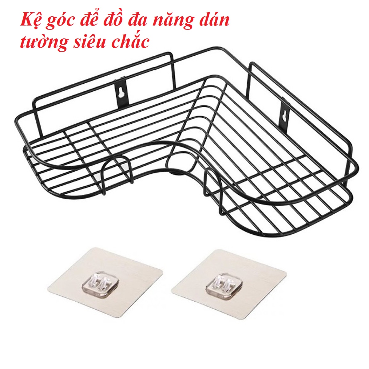 [SIÊU GIẢM GIÁ] KỆ GÓC ĐỂ ĐỒ ĐA NĂNG DÁN TƯỜNG SIÊU CHẮC