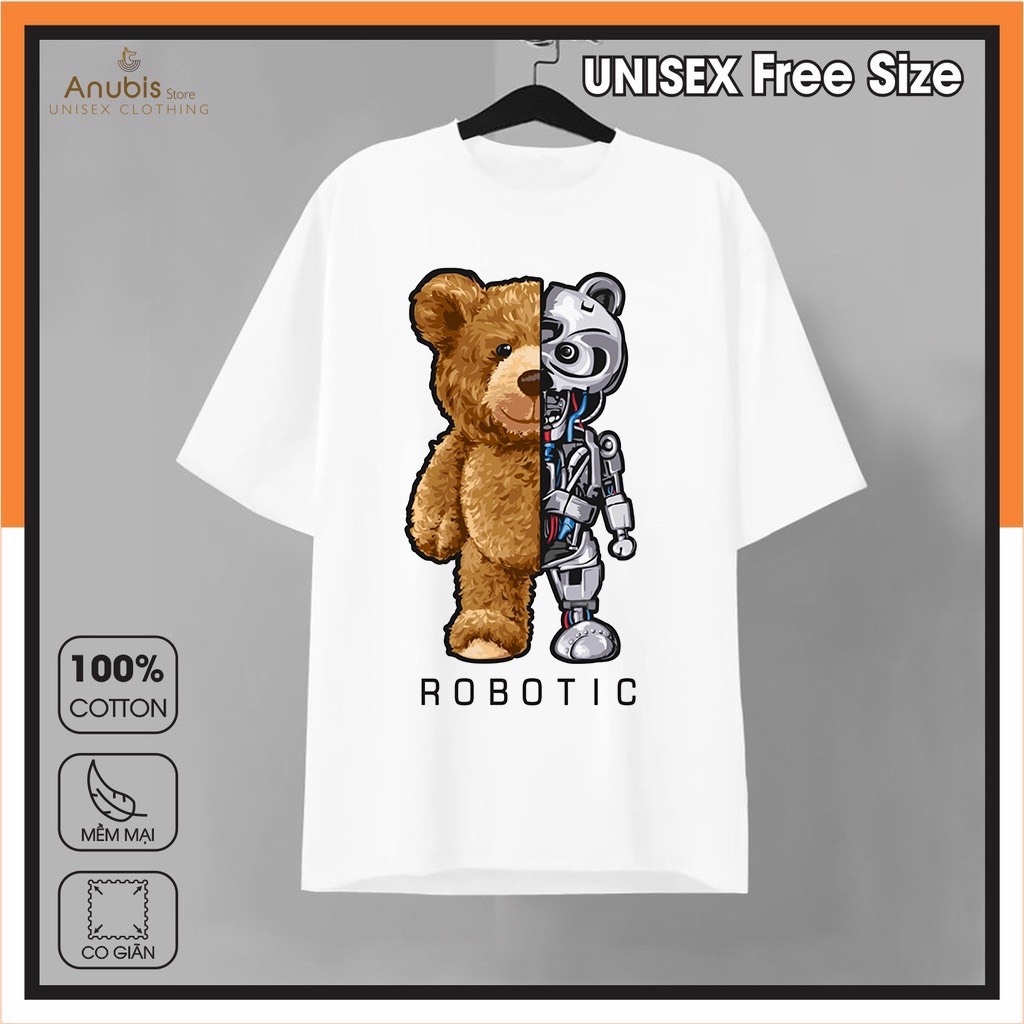 Áo Thun Unisex Gấu Robo (Teddy Robo) | Anubis Store