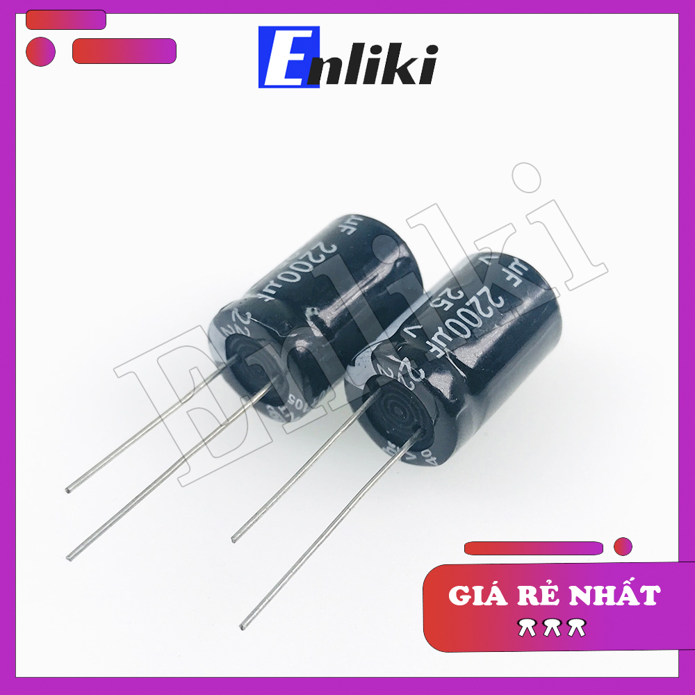 Tụ 2200uF 25V kích thước 13x20mm