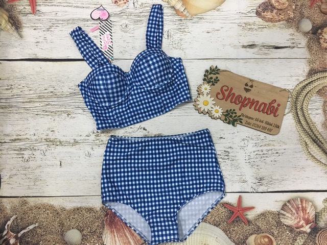 [HCM]Bikini caro Hàn quốc kèm hình thật